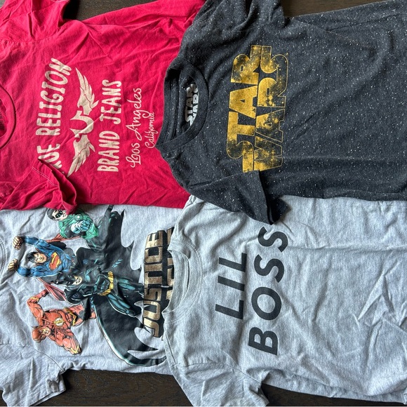 Size 4 toddler boys t-shirt lot. 8 items. Mix of amazing brands - Picture 2 of 7